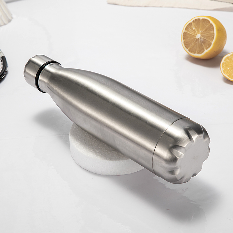 1000ml Double Wall Insulated Stainless Steel Cola Shape Sport Water Bottle Vacuum Flask