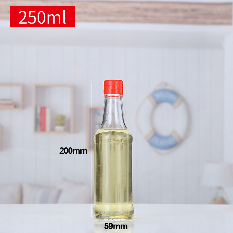 100ml 170ml 220ml 250ml 350ml 400ml 485ml Custom Kitchen Cooking Glass Oil and Vinegar Bottle