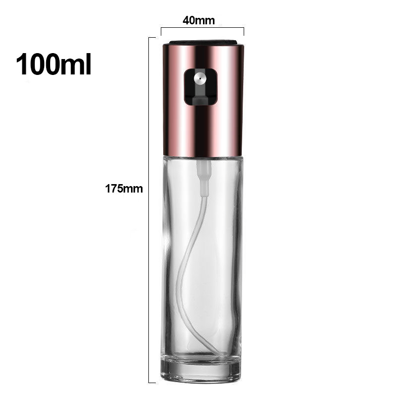 100ml Custom Wholesale Transparent Portable Luxury Condiment Cooking Kitchen Oil Spray Bottle