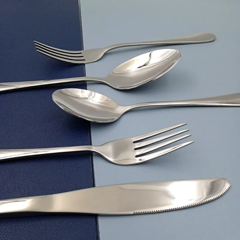 1010 Series 5 Pieces Silverware 18 10 Stainless Steel Cutlery Set with FDA Certificate