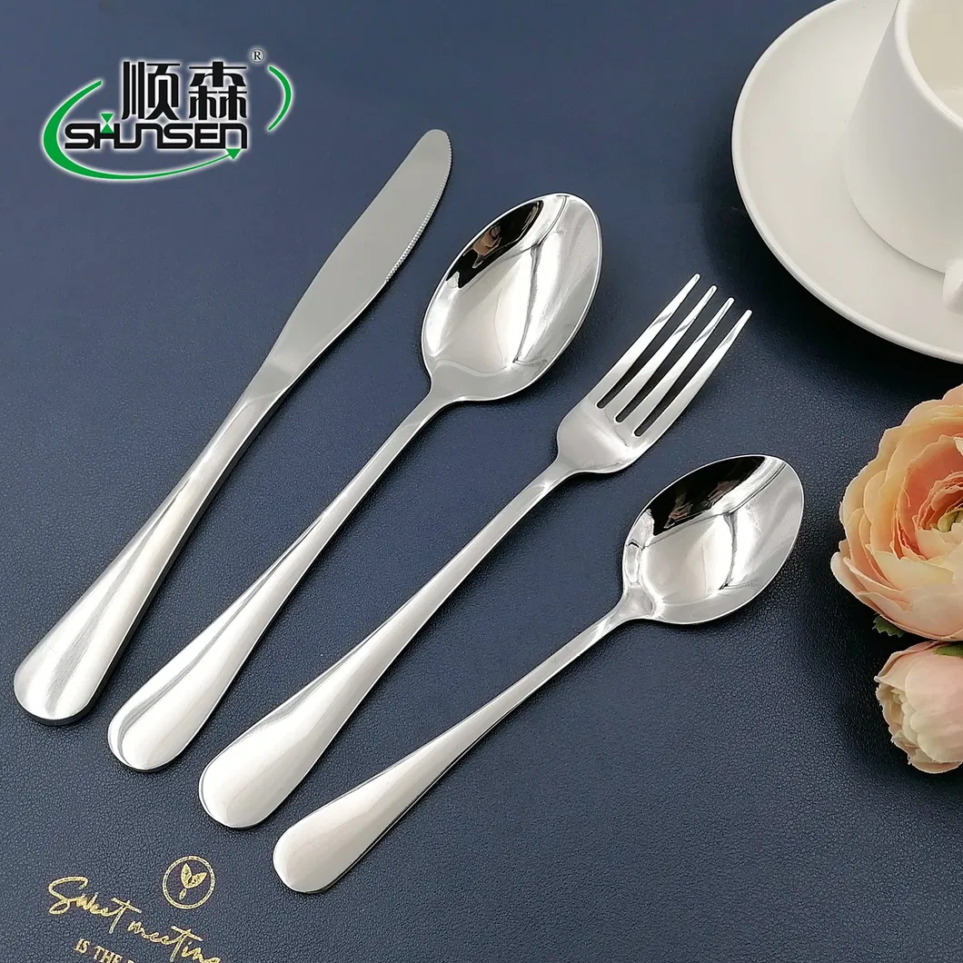 1010 Series 5 Pieces Silverware 18 10 Stainless Steel Cutlery Set with FDA Certificate