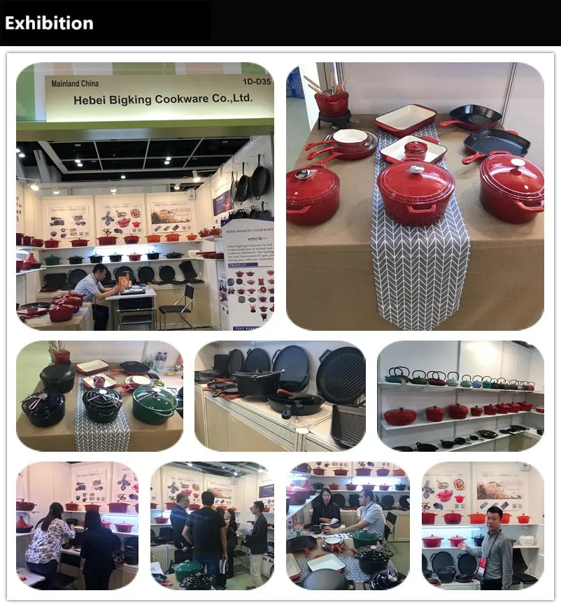 12.2 Inches Plant Oil Cast Iron Wok with Dual Handles, Black