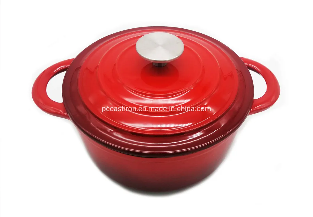 2.7L Cast Iron Casserole/Cast Iron Cookware BSCI LFGB FDA Approved