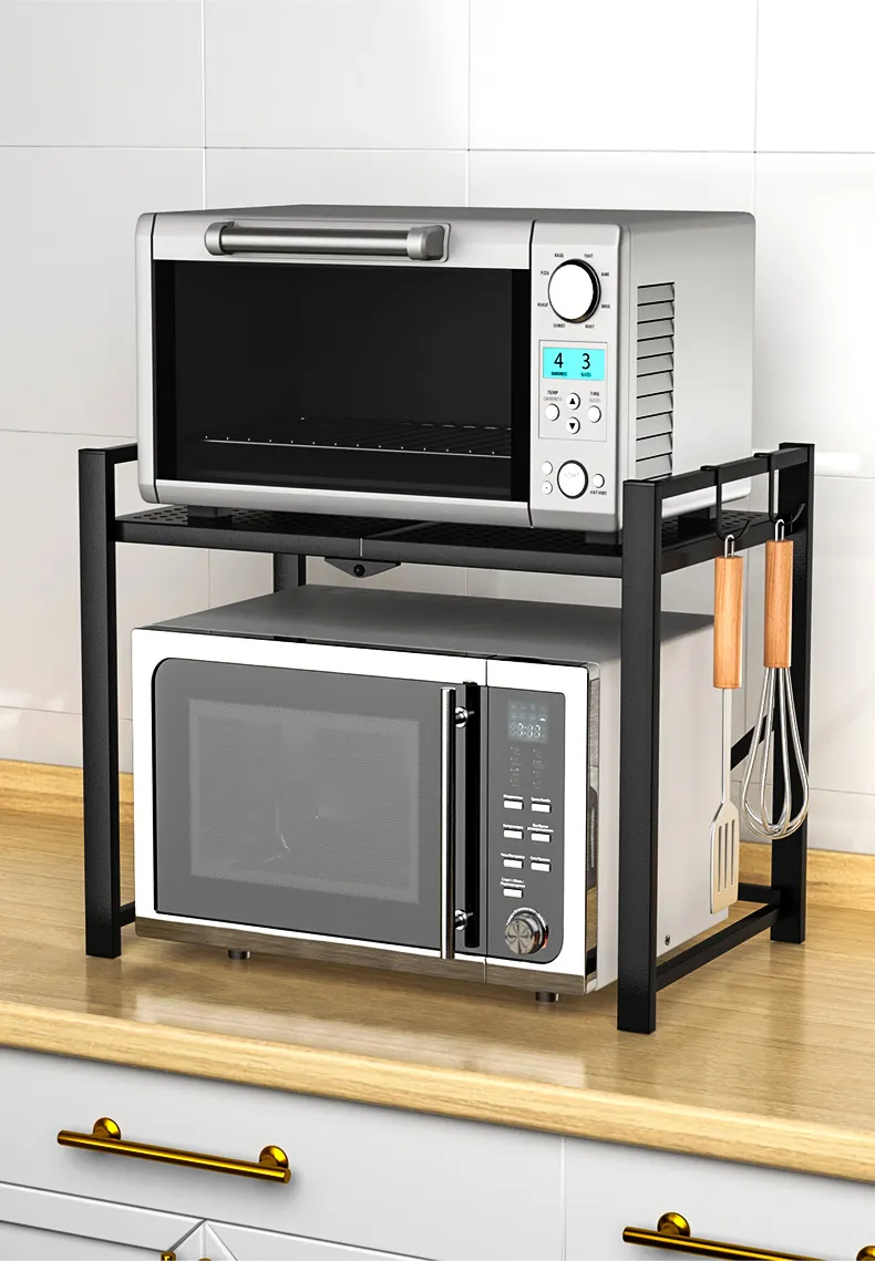 2 Tier Multi-Functional Rack Kitchen Organizer No Assembly Required