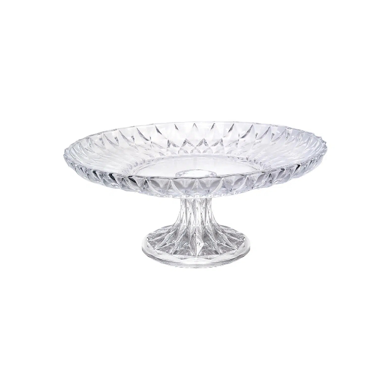 What Makes a Diamond Glass Flat Fruit Plate With Foot the Perfect Choice for Elegant Table Display?