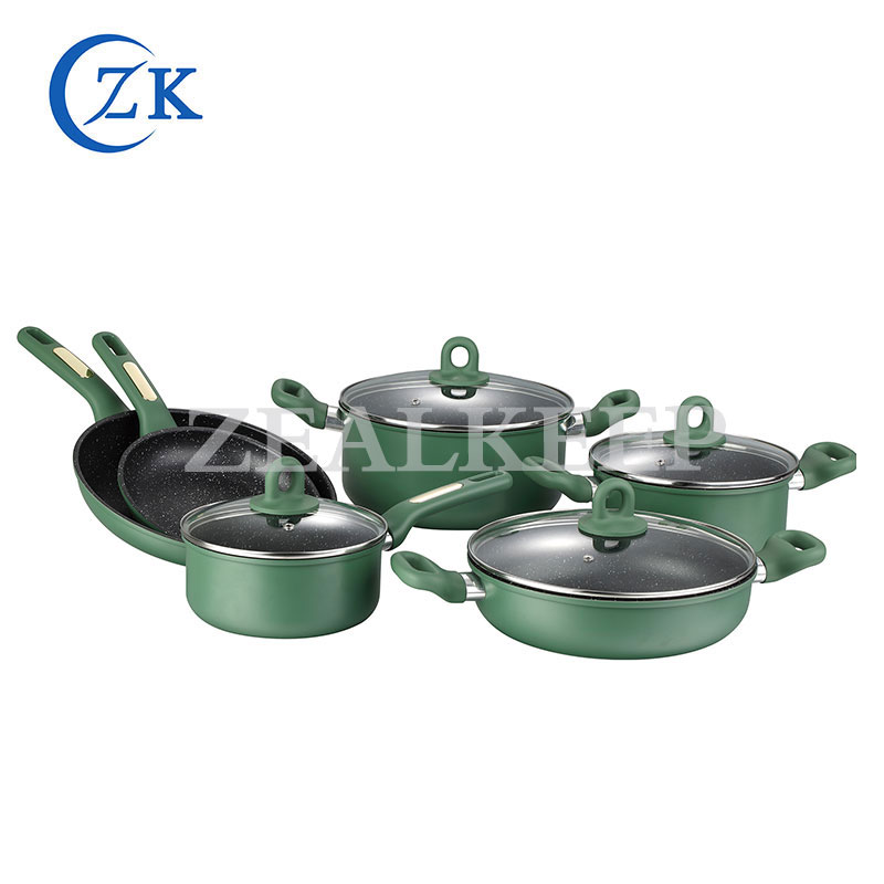 Is a Rubber Handle Rolled Edge Aluminum Nonstick Cookware Set Worth the Investment for Beginner Cooks