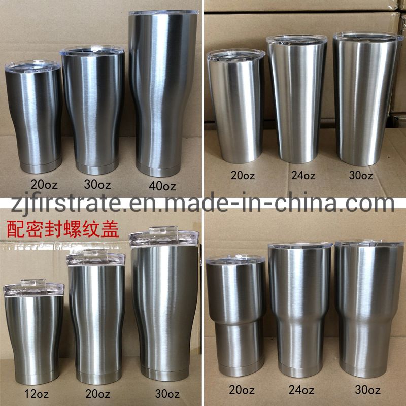 20oz 30oz Skinny Stainless Steel Tumbler with BPA Free Lid Promotional OEM ODM Double Wall Insulated vacuum