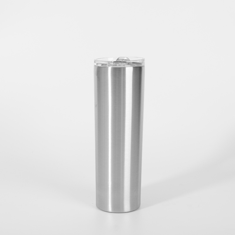 20oz 30oz Skinny Stainless Steel Tumbler with BPA Free Lid Promotional OEM ODM Double Wall Insulated vacuum