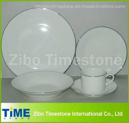 20PC Porcelain White Dinnerware Set (1010-12)
