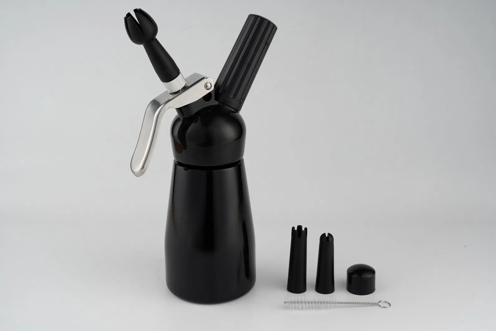 250ml Aluminum Cream Whipper with Three Nozzles Whipped Cream Dispenser