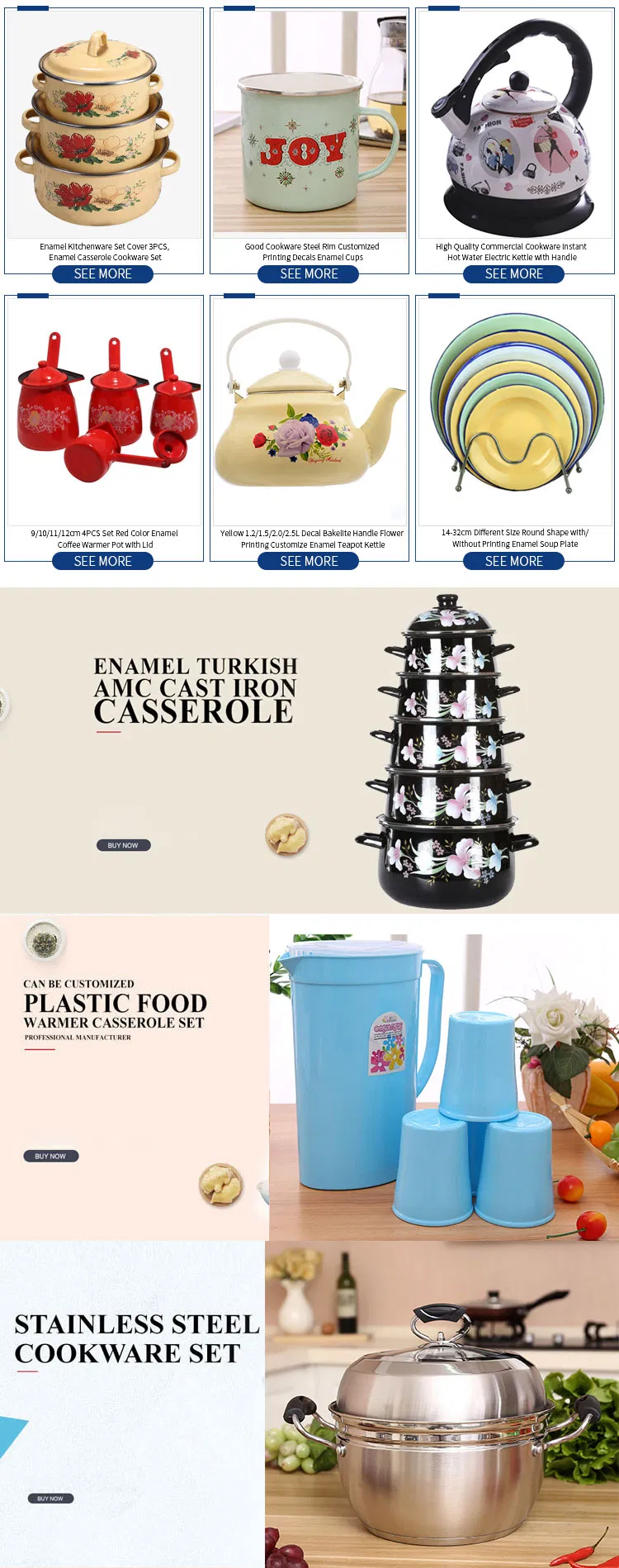 26cm High Quality Best Selling Stocks Cookware Pot Enamel Cooking Casserole