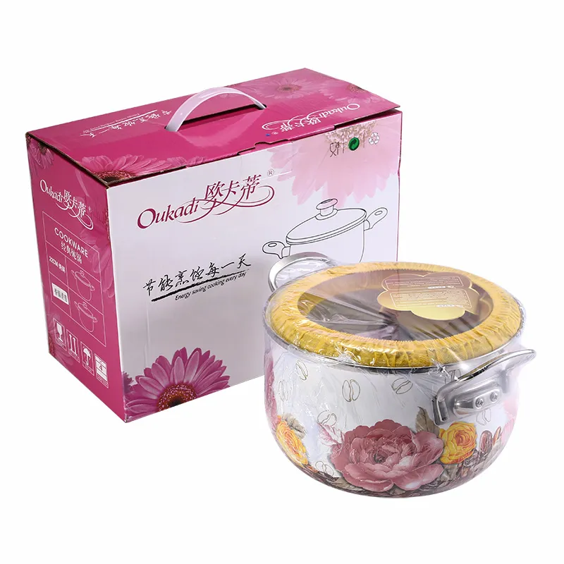 26cm High Quality Best Selling Stocks Cookware Pot Enamel Cooking Casserole