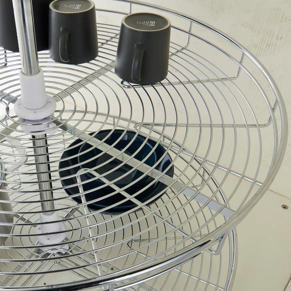 270 Degree Wire Revolving Corner Basket for Kitchen