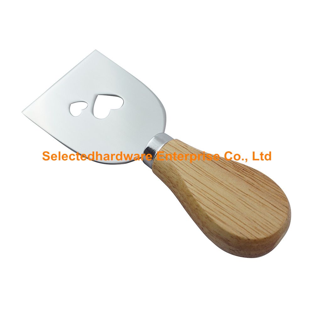 2PCS Parmesan Shaver with Heart Shape Hole Cheese Knife Set
