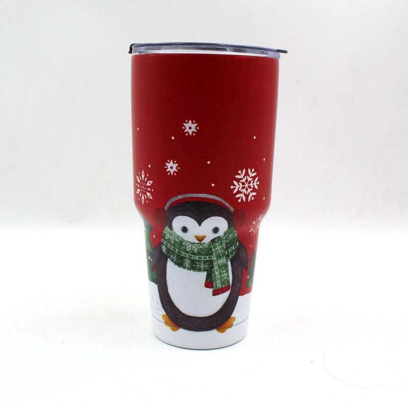 30oz Stainless Steel Insulated Tumbler, Custom Christmas Gift Mugs
