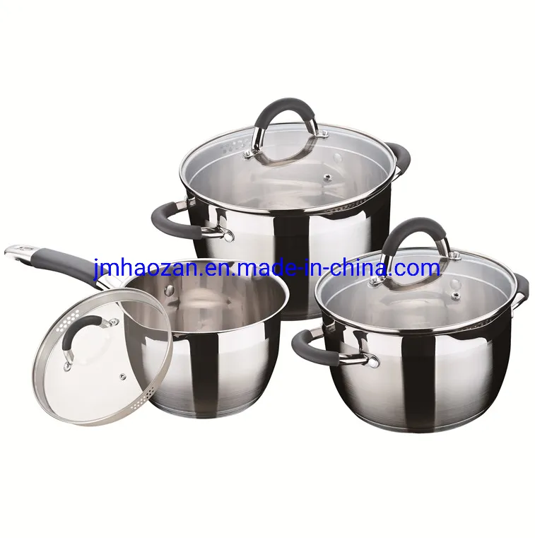 3ply Cookware Stainless Steel Conical Shape Cookware- Saucepan and Casserole