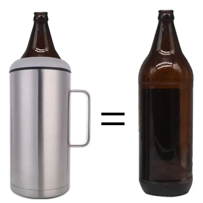 40oz Porta Caguamas with Handle Beer Bottle Cooler Holder