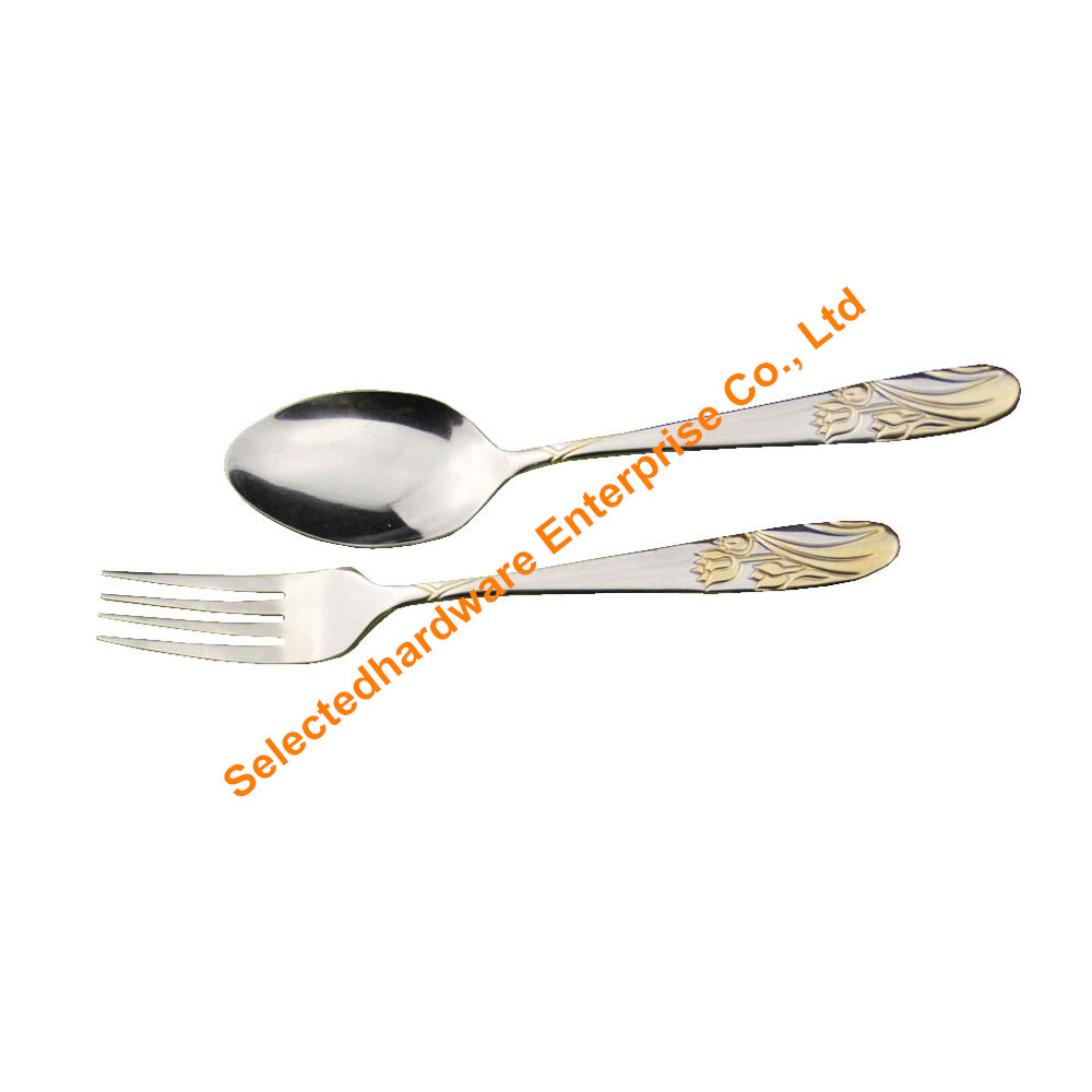 4PCS Dinner Knife and Fork Set Utensils Cutlery Set 4PCS Dinner Knife and Fork Set Utensils Cutlery Set