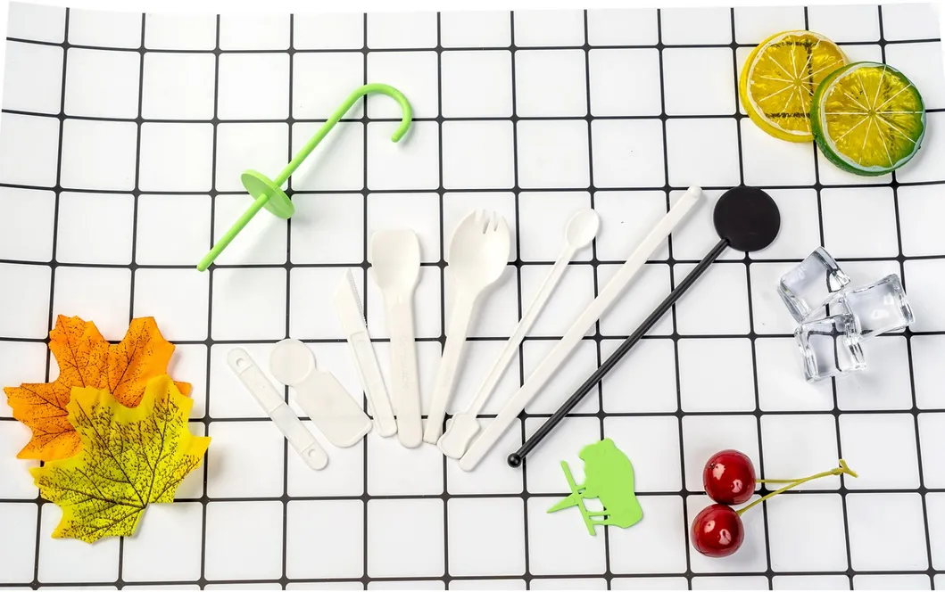 6/6.5 Inch Heavy Duty Cpla Cutlery 100% Compostable Biodegradable Disposable PLA/Cpla Cutlery Utensils