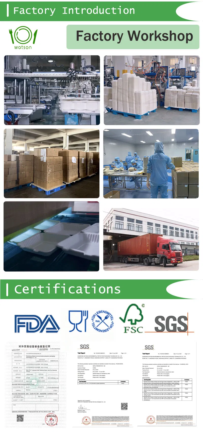 600ml Disposable Container Takeaway Food Box Degradable Tableware Rigid Paper Snack Container