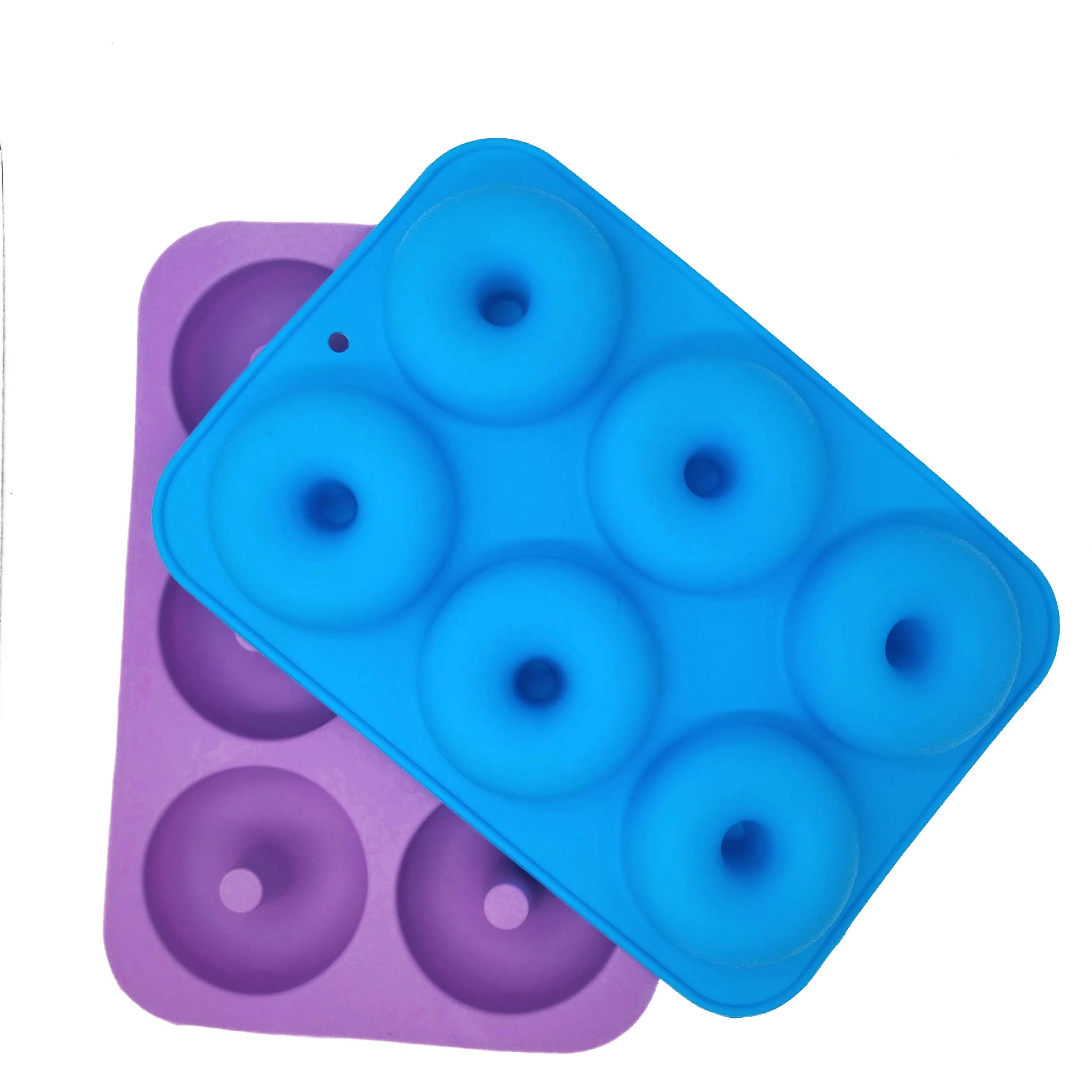 6cavity Silicone Donut Mold, Heat Resistant FDA Silicone Donut Muffin Pan, Silicone Cake Mould