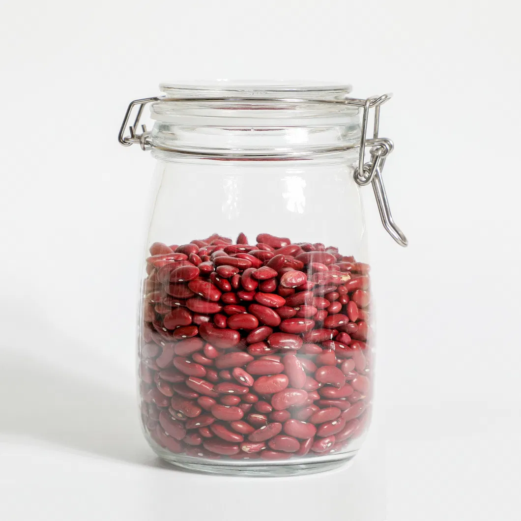 Airtight Glass Canister Set with Lids Food Storage Jar Storage Container with Clear Preserving Seal Wire Clip