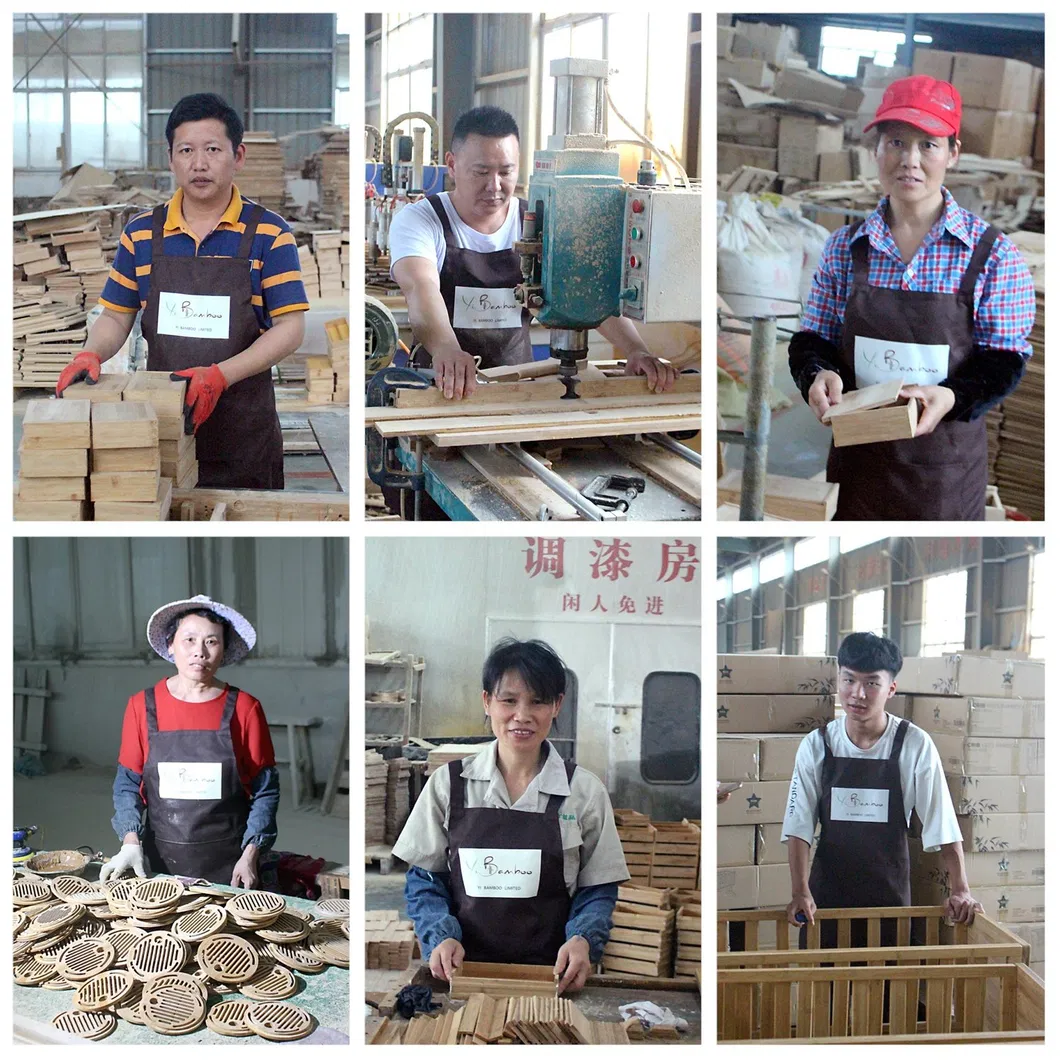 Bamboo Cutting Board Multi-Functional Chopping Board Comes with 4 Slicers and 4 Drawers with Trays and Lids