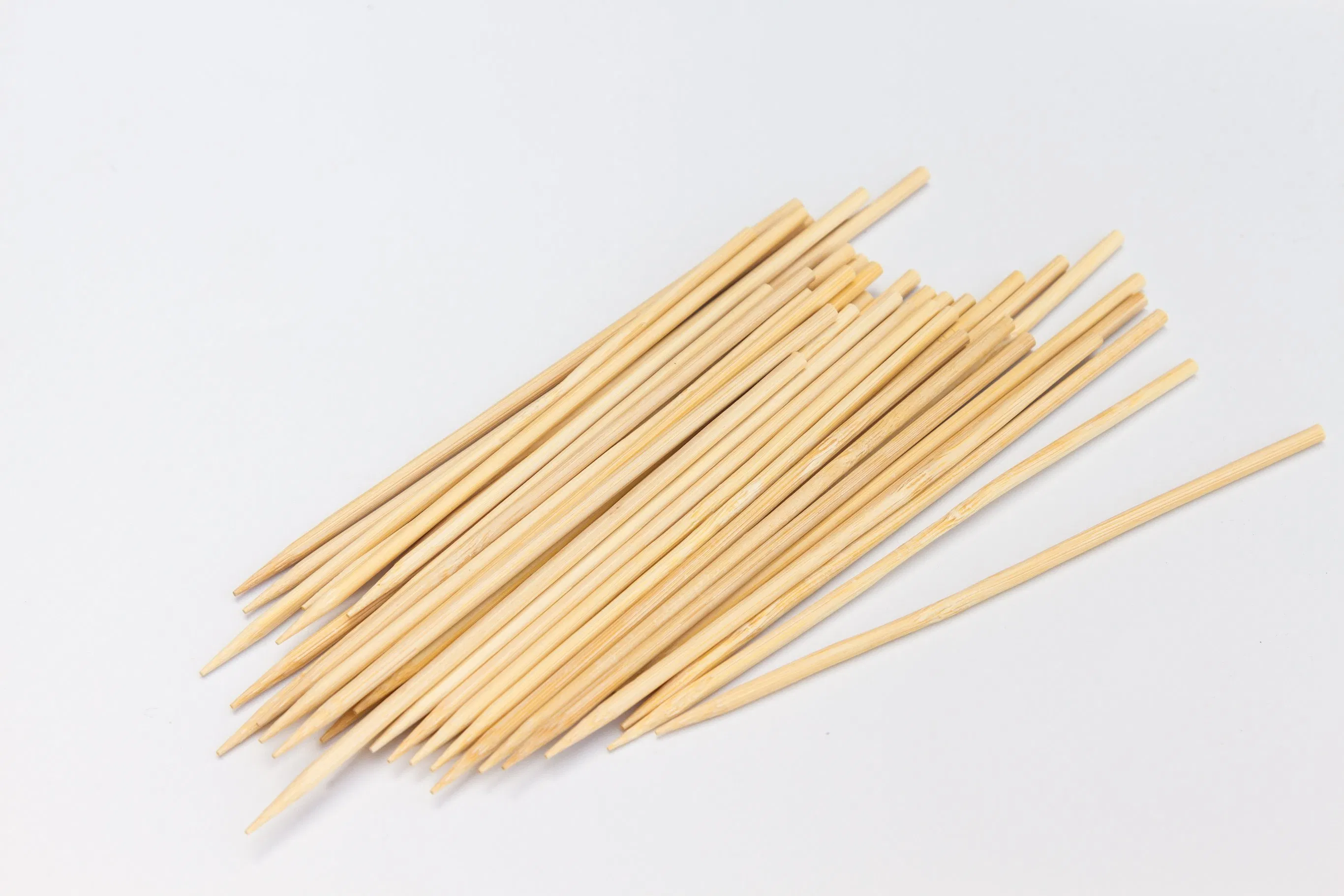BBQ Wholesale Stick 40cm 50cm Custom Round Bamboo Teppo Skewer