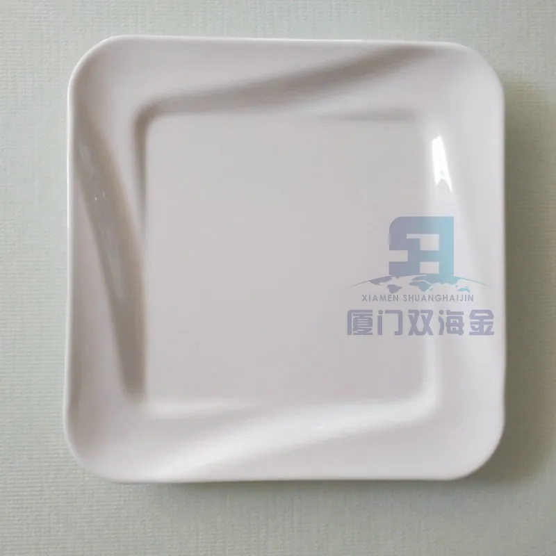Best Price Thread Entree Melamine Plate for Restaurant and Hotel