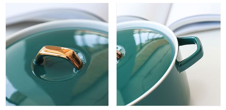 Ceramic Soup Bowls with Handles and Lids Large Capacity Instant Noodle Bowl Soup Bowl Home Hotel Western Restaurant Rice Bowl