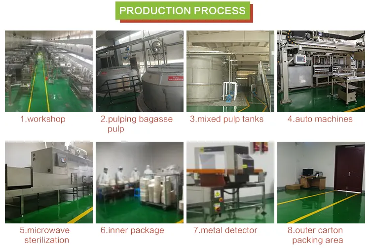 Cheap Plate Disposable Degradable Paper Tray Disposable Paper Cutlery Set