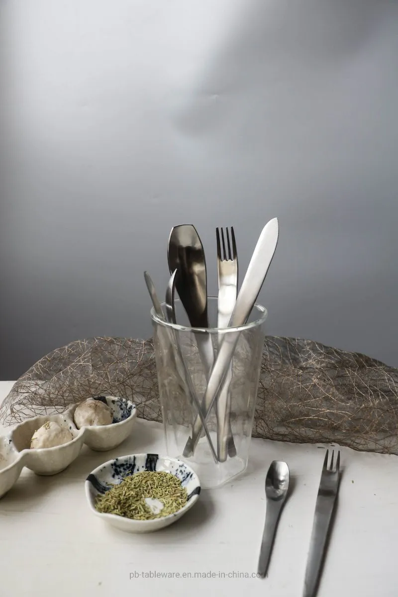 China Good Quality 304 Stainless Steel Gold Flatware Cutlery Sets