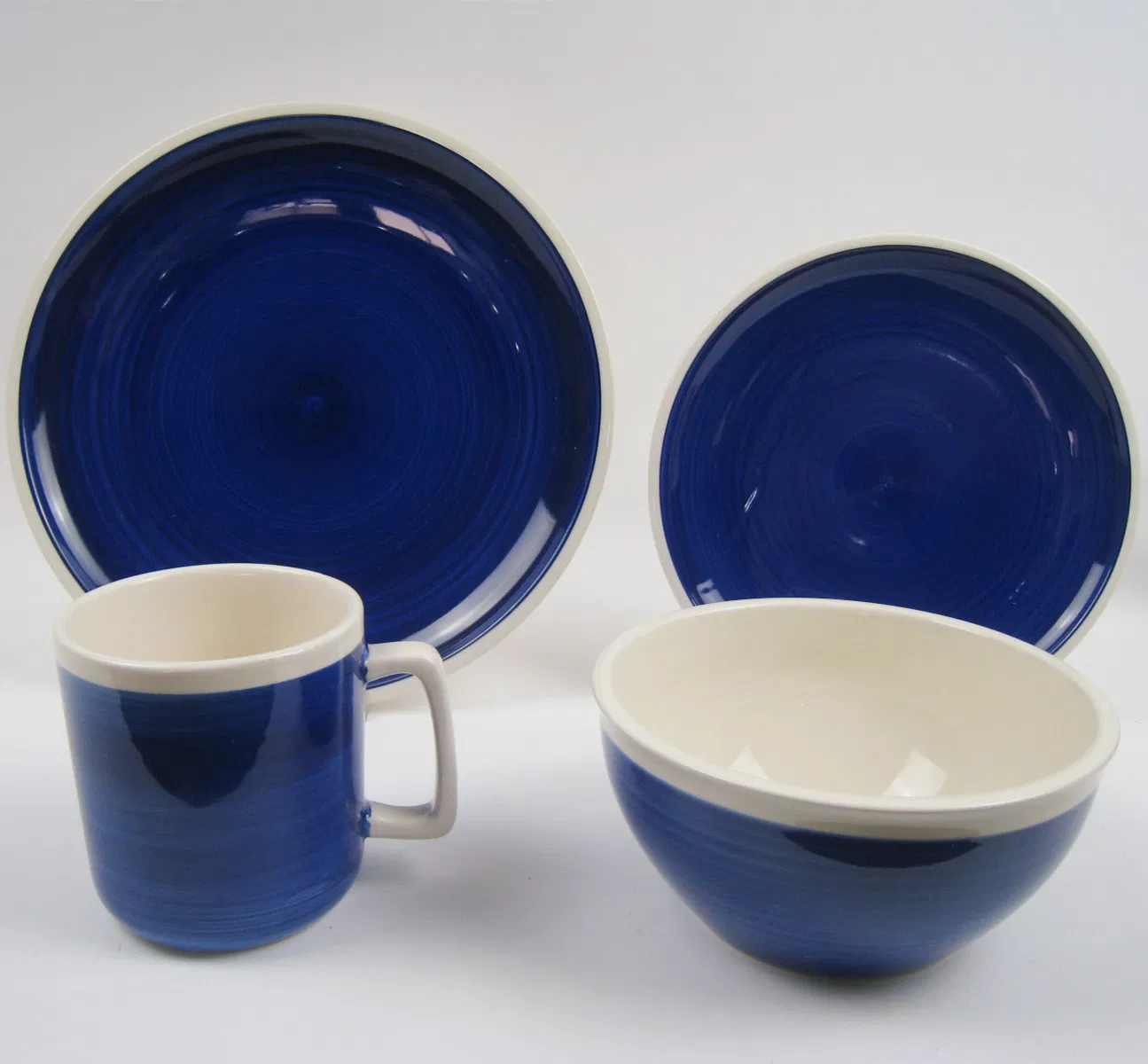 China Wholesale 16- 20PC porcelain Dinnerware Hand-Painted Breakfast Dinner Set
