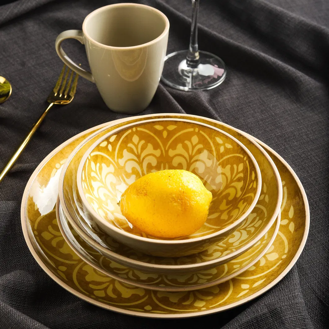 Chinaware Blue Tableware Ceramic Dinner Set Plate Porcelain Dinnerware