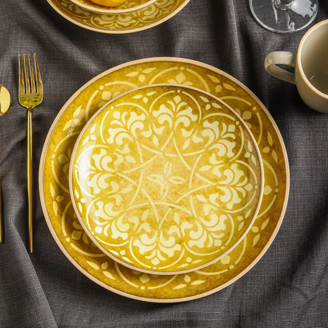 Chinaware Blue Tableware Ceramic Dinner Set Plate Porcelain Dinnerware