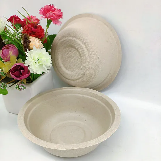 Compostable Dinnerware Disposable Soup Bowls Paper Bowl Factory