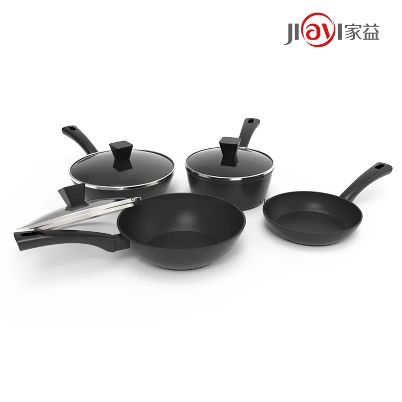 Cooking Pot Aluminum Non-Stick Saucepan Stockpot 5 PCS Aluminum Pot Set Aluminum Cookware Set