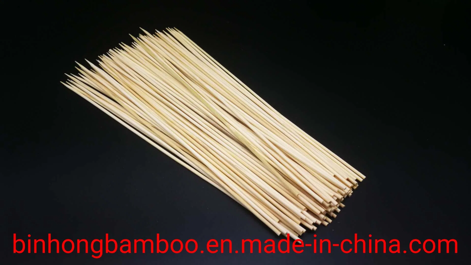 Custom Disposable BBQ Meat Kebab Fruit Bamboo Stick Skewer (3.0mm*20cm) Custom Disposable BBQ Meat Kebab Fruit Bamboo Stick Skewer (3.0mm*20cm)