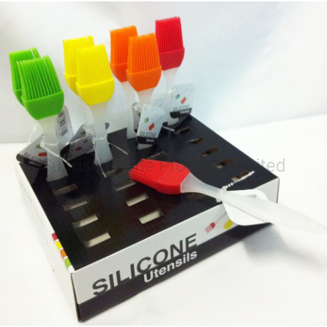 Custom Kitchenware Silicone Cleaning Brush/BBQ Brush with PP Handle (KTS033)