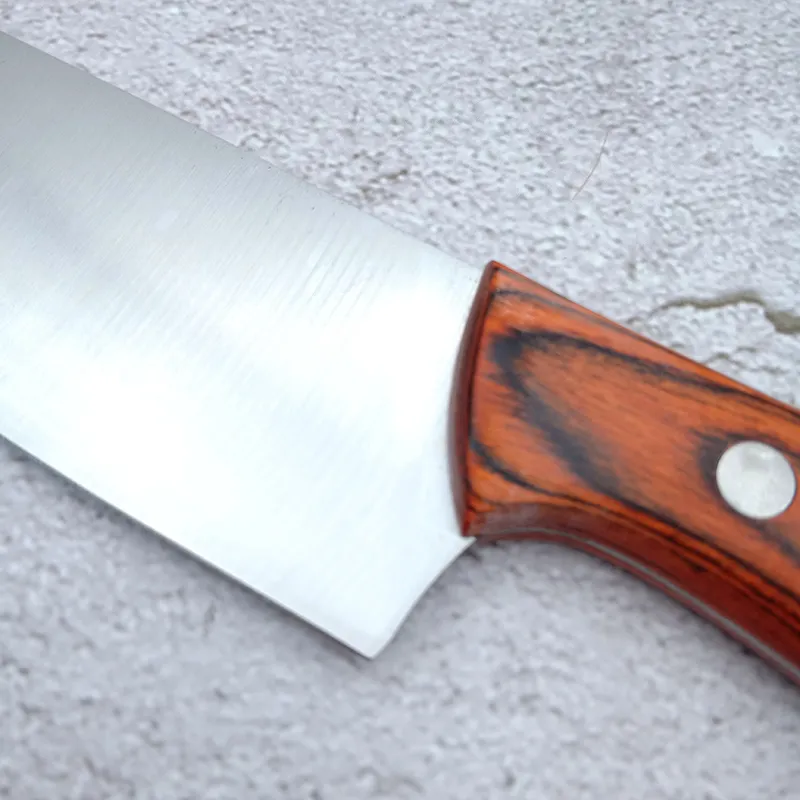 Custom Wood Handle Full Tang Stainless Steel Kitchen Fruit Knife