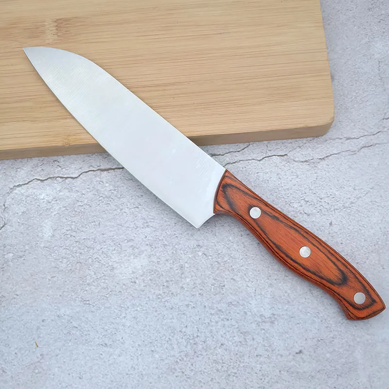 Custom Wood Handle Full Tang Stainless Steel Kitchen Fruit Knife