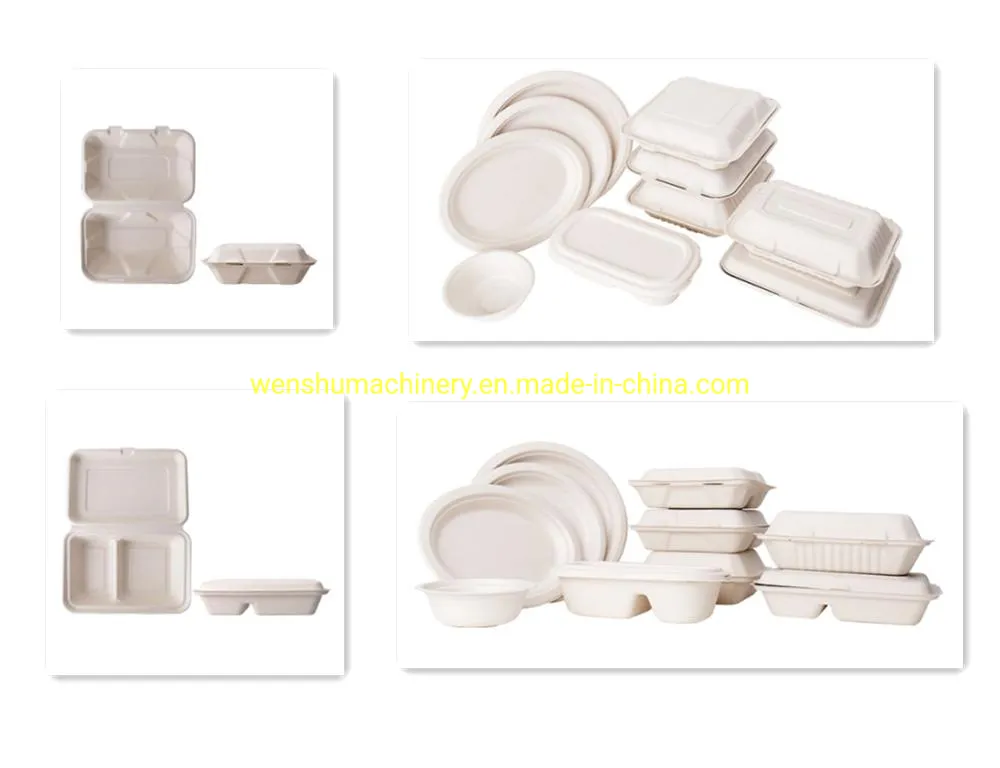 Degradable Eco-Friendly Natural Disposable Tableware 7 Inch Biodegradable Dishware