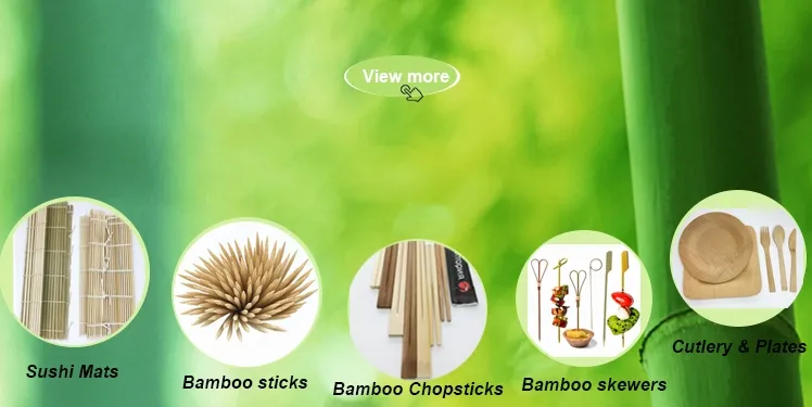 Disposable High Quality 24cm Sushi Chopsticks, 24cm Twins Bamboo Chopsticks with Open Paper Packing