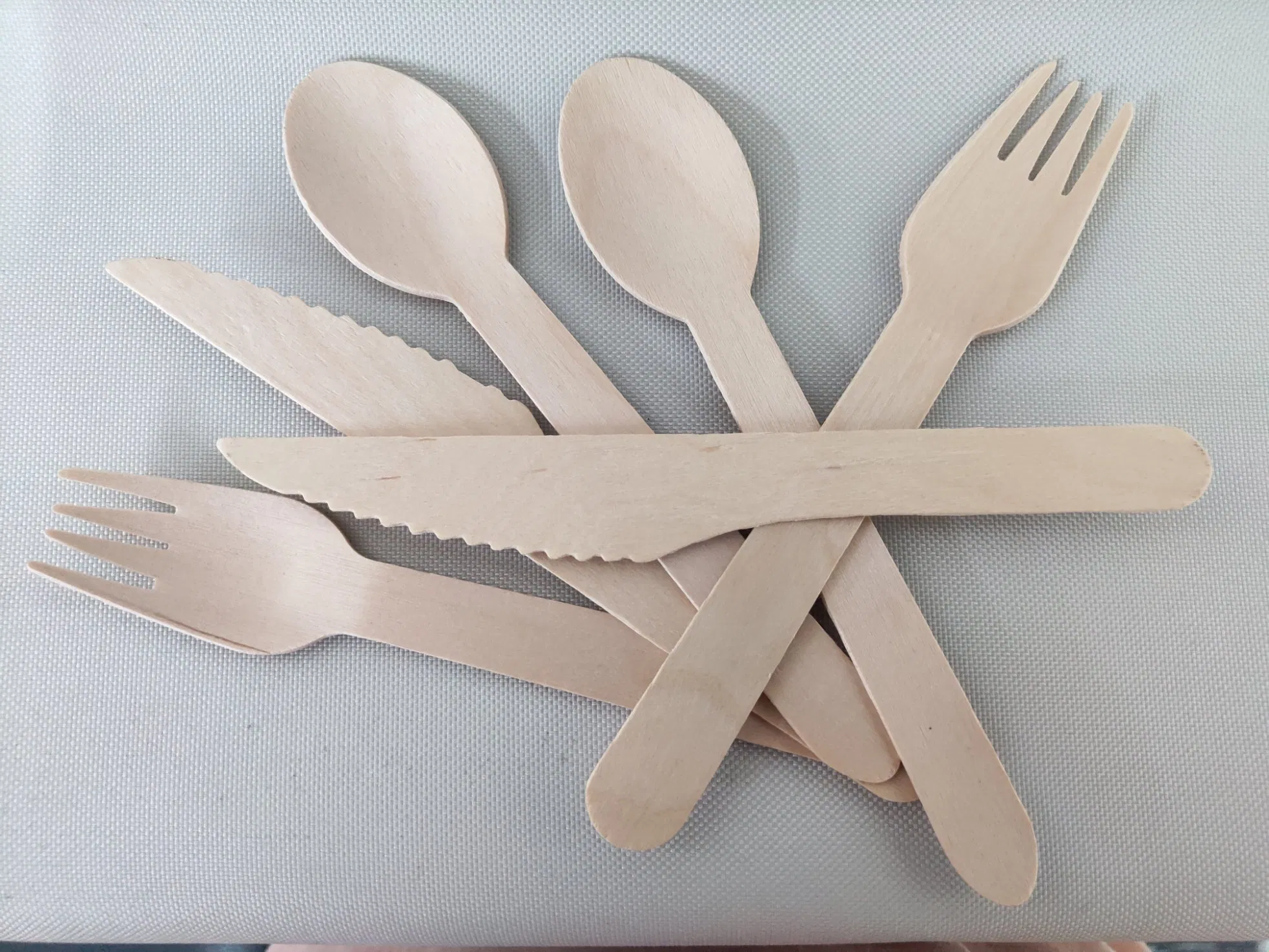 Disposable Wooden Fork Biodegradable Eco-Friendly Tableware Cake Fruit Fork FDA