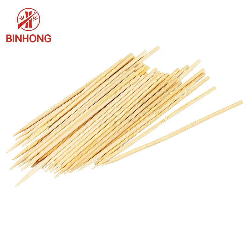 Eco-Friendly Natural BBQ Stick Fruit Stick Bamboo Skewer Eco-Friendly Natural BBQ Stick Fruit Stick Bamboo Skewer