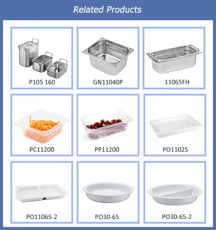 Eco Friendly Polycarbonate PC Gastronorm Container