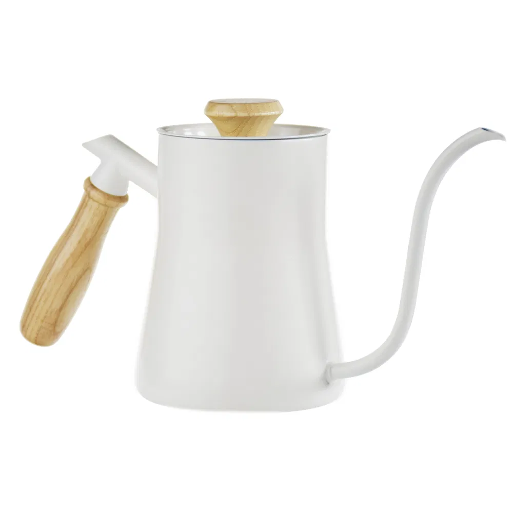 Ecocoffee Customized Gooseneck Sprouts Pour Over Coffee Kettle 550ml Barista Coffee Maker with Therometer