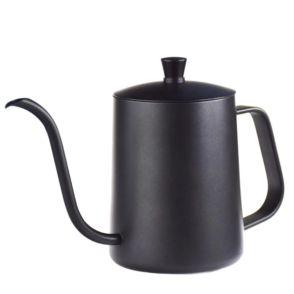 Ecocoffee Customized Gooseneck Sprouts Pour Over Coffee Kettle 550ml Barista Coffee Maker with Therometer