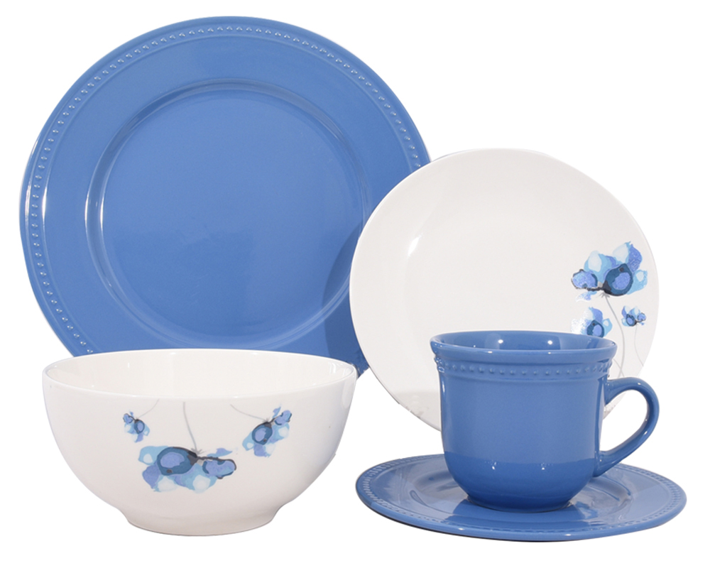 Everyday Piece Mix&Match Tableware in Decal&Color Glaze