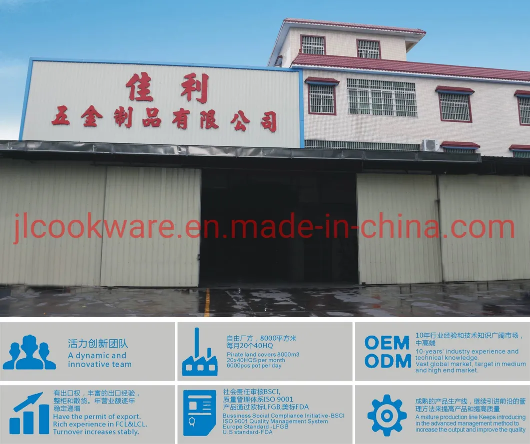 Germany Style 6 PCS Stainless Steel Kitchen Appliance Kitchen Utensils Kitchen Cookware with Glass Lid